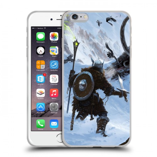 Дизайнерский силиконовый чехол для Iphone 6 Plus/6s Plus Skyrim