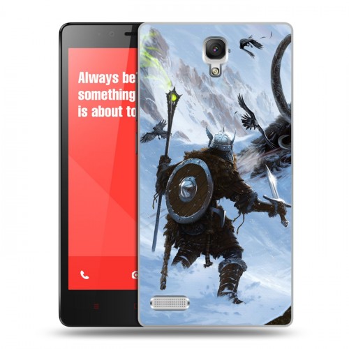 Дизайнерский пластиковый чехол для Xiaomi RedMi Note Skyrim