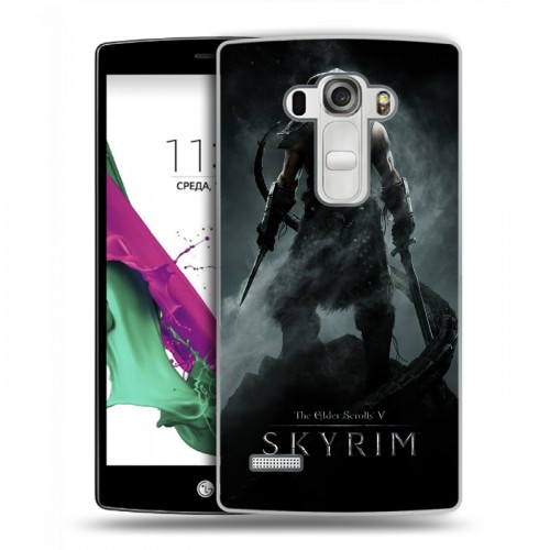 Дизайнерский пластиковый чехол для LG G4 S Skyrim