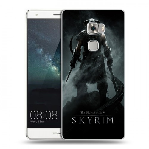 Дизайнерский пластиковый чехол для Huawei Mate S Skyrim