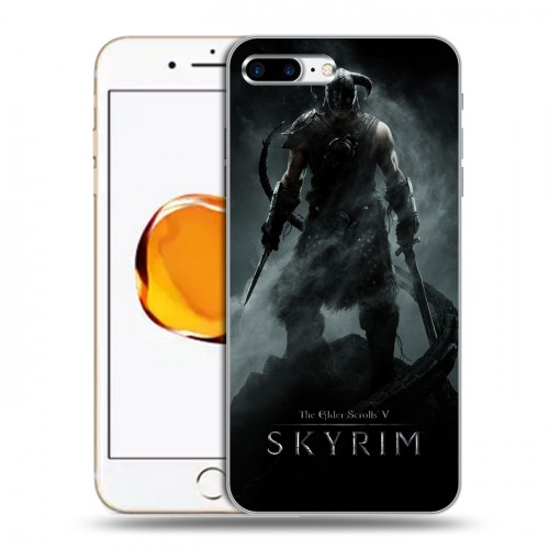 Дизайнерский пластиковый чехол для Iphone 7 Plus / 8 Plus Skyrim