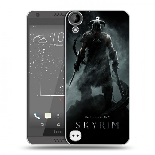 Дизайнерский пластиковый чехол для HTC Desire 530 Skyrim