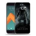 Дизайнерский пластиковый чехол для HTC 10 Skyrim