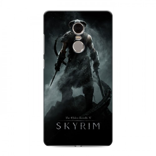 Дизайнерский силиконовый чехол для Xiaomi RedMi Note 4 Skyrim