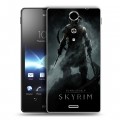 Дизайнерский пластиковый чехол для Sony Xperia TX Skyrim