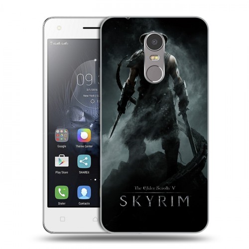 Дизайнерский пластиковый чехол для Lenovo K6 Note Skyrim