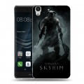 Дизайнерский пластиковый чехол для Huawei Y6II Skyrim