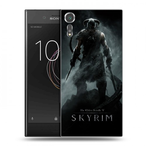 Дизайнерский пластиковый чехол для Sony Xperia XZs Skyrim