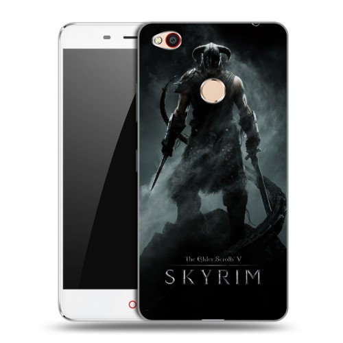 Дизайнерский пластиковый чехол для ZTE Nubia N1 Skyrim