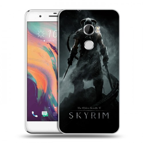 Дизайнерский пластиковый чехол для HTC One X10 Skyrim