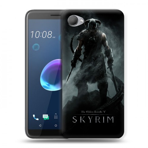 Дизайнерский пластиковый чехол для HTC Desire 12 Skyrim