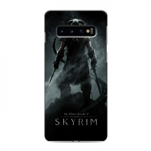 Дизайнерский силиконовый чехол для Samsung Galaxy S10 Skyrim