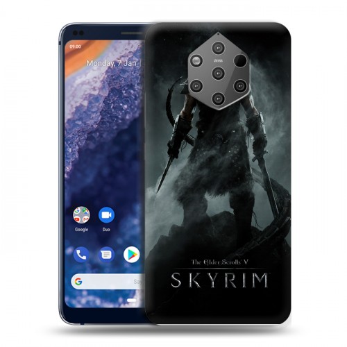 Дизайнерский силиконовый чехол для Nokia 9 PureView Skyrim