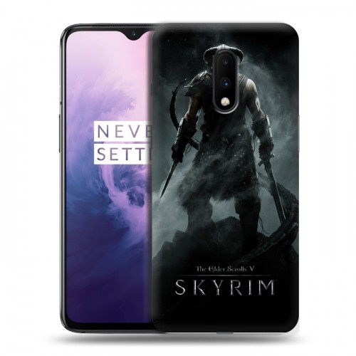 Дизайнерский пластиковый чехол для OnePlus 7 Skyrim