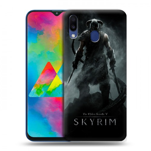 Дизайнерский пластиковый чехол для Samsung Galaxy M20 Skyrim