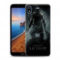 Дизайнерский силиконовый чехол для Xiaomi RedMi 7A Skyrim