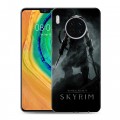 Дизайнерский пластиковый чехол для Huawei Mate 30 Skyrim