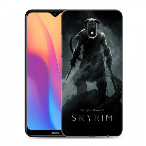 Дизайнерский силиконовый с усиленными углами чехол для Xiaomi RedMi 8A Skyrim