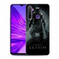 Дизайнерский силиконовый чехол для Realme 5 Skyrim