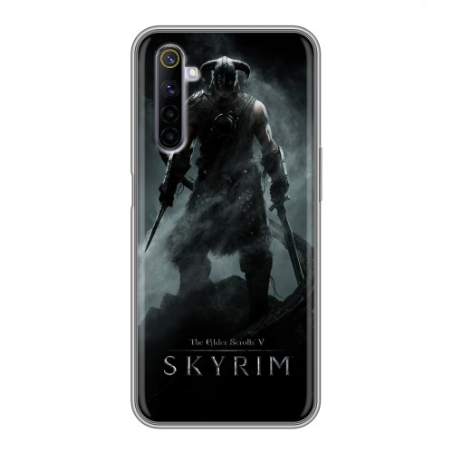 Дизайнерский силиконовый чехол для Realme 6 Skyrim