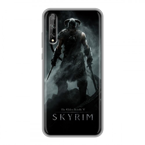 Дизайнерский силиконовый чехол для Huawei Y8p Skyrim