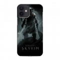 Дизайнерский пластиковый чехол для Iphone 12 Mini Skyrim