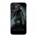 Дизайнерский силиконовый чехол для Iphone 12 Skyrim