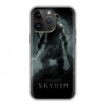 Дизайнерский силиконовый с усиленными углами чехол для Iphone 14 Pro Max Skyrim