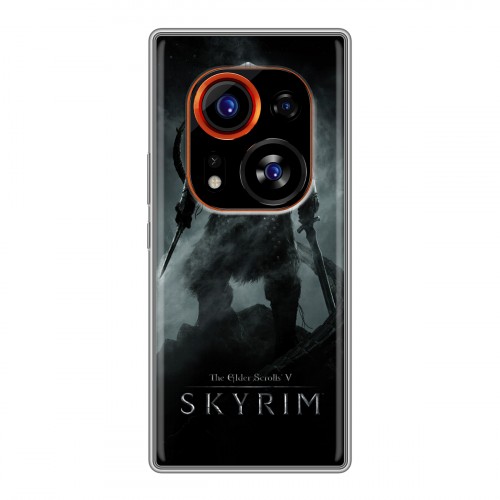 Дизайнерский силиконовый чехол для Tecno Phantom X2 Pro Skyrim