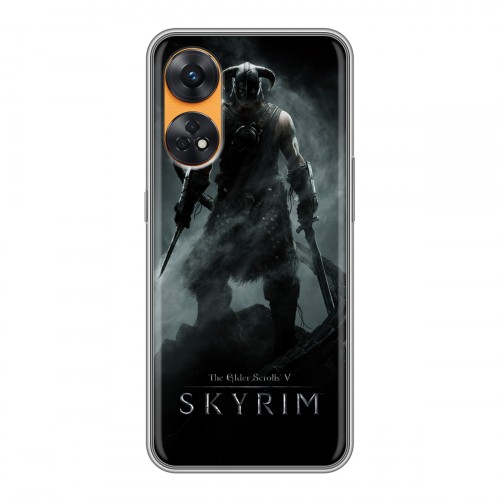 Дизайнерский силиконовый чехол для OPPO Reno8 T Skyrim