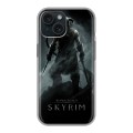 Дизайнерский пластиковый чехол для Iphone 15 Skyrim