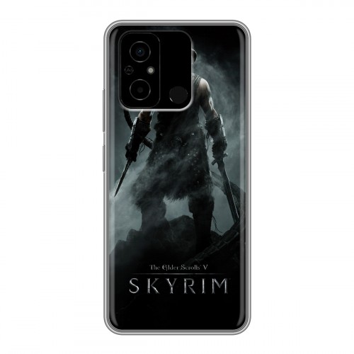 Дизайнерский силиконовый чехол для Xiaomi Poco C55 Skyrim