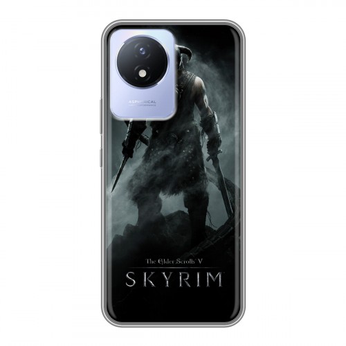 Дизайнерский силиконовый чехол для Vivo Y11 (2023) Skyrim