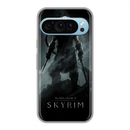 Дизайнерский силиконовый чехол для Google Pixel 9 Skyrim