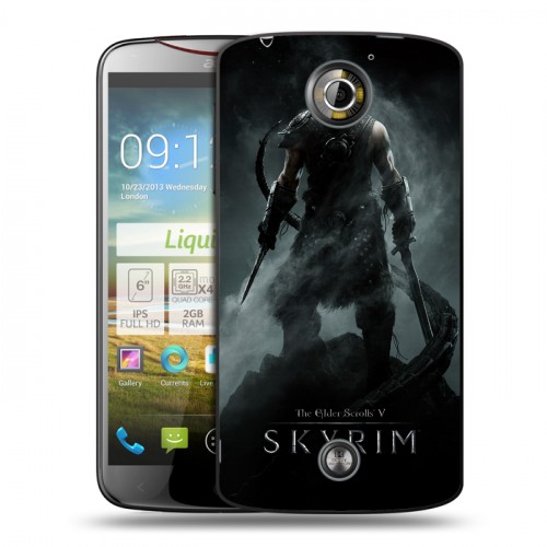 Дизайнерский пластиковый чехол для Acer Liquid S2 Skyrim