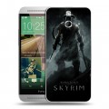 Дизайнерский пластиковый чехол для HTC One E8 Skyrim