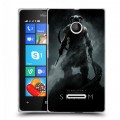 Дизайнерский пластиковый чехол для Microsoft Lumia 435 Skyrim