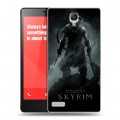 Дизайнерский пластиковый чехол для Xiaomi RedMi Note Skyrim