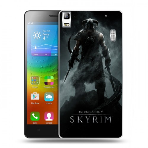 Дизайнерский пластиковый чехол для Lenovo A7000 Skyrim