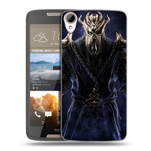 Дизайнерский пластиковый чехол для HTC Desire 828 Skyrim