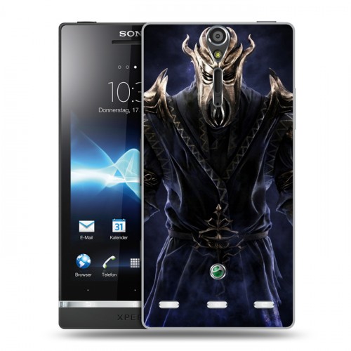 Дизайнерский пластиковый чехол для Sony Xperia S Skyrim