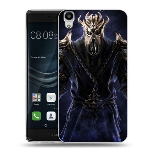 Дизайнерский пластиковый чехол для Huawei Y6II Skyrim