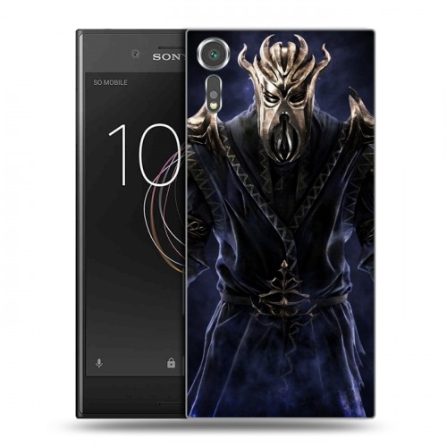 Дизайнерский пластиковый чехол для Sony Xperia XZs Skyrim