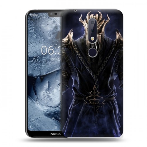 Дизайнерский пластиковый чехол для Nokia 6.1 Plus Skyrim