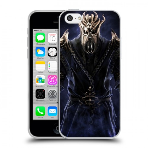 Дизайнерский пластиковый чехол для Iphone 5c Skyrim