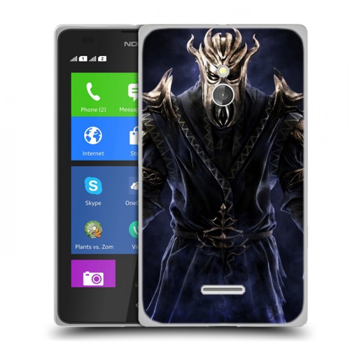 Дизайнерский силиконовый чехол для Nokia XL Skyrim