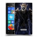 Дизайнерский пластиковый чехол для Microsoft Lumia 435 Skyrim