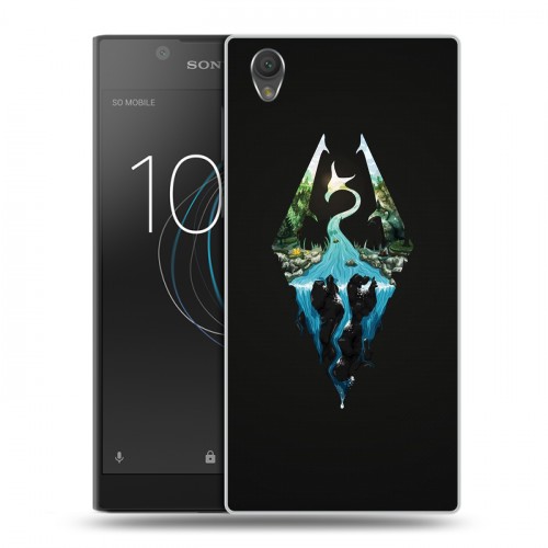 Дизайнерский пластиковый чехол для Sony Xperia L1 Skyrim