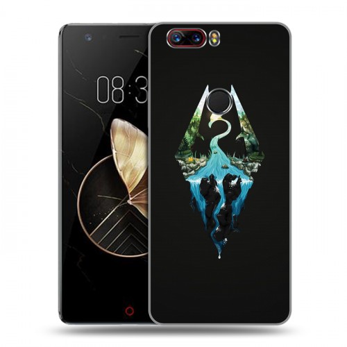 Дизайнерский пластиковый чехол для ZTE Nubia Z17 Skyrim