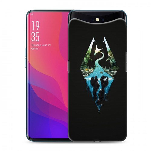 Дизайнерский силиконовый чехол для OPPO Find X Skyrim